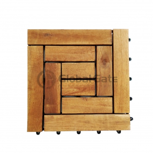 Ván sàn gỗ (10 nan xoay vòng)